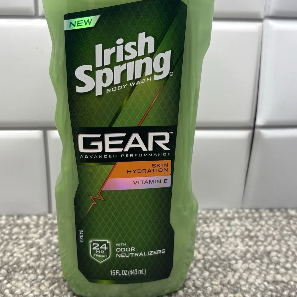 Irish Spring GEAR Advanced Performance Body Wash 24 Hour Fresh Odor Neutralize
